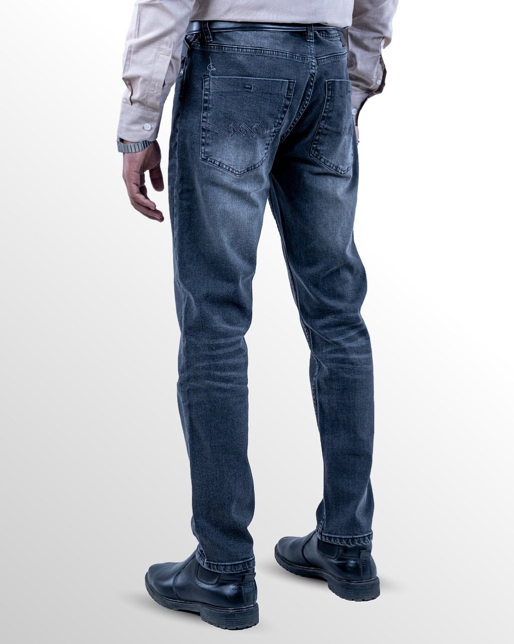 Slim Fit Blue Jeans  - 5