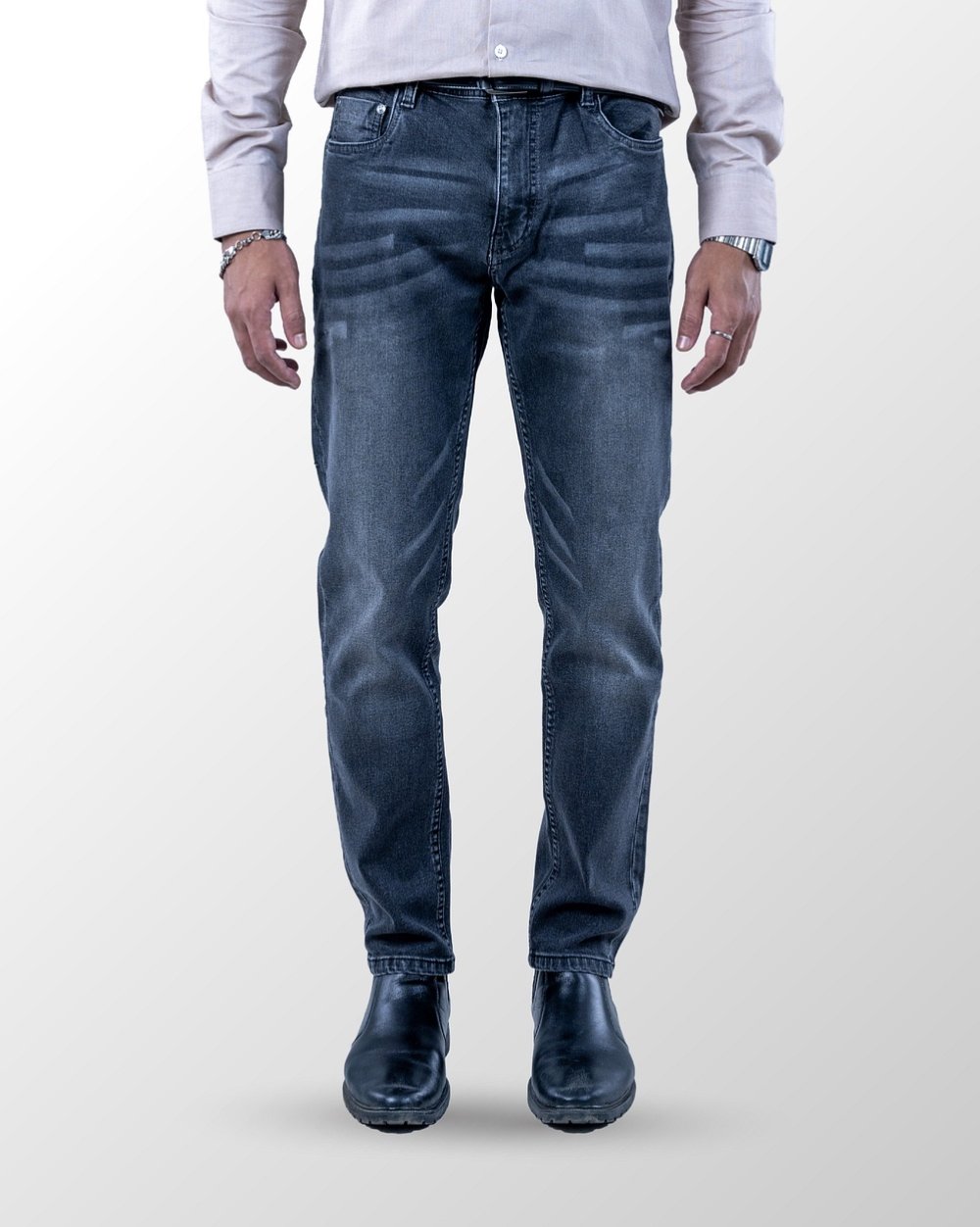 Slim Fit Blue Jeans  - 1