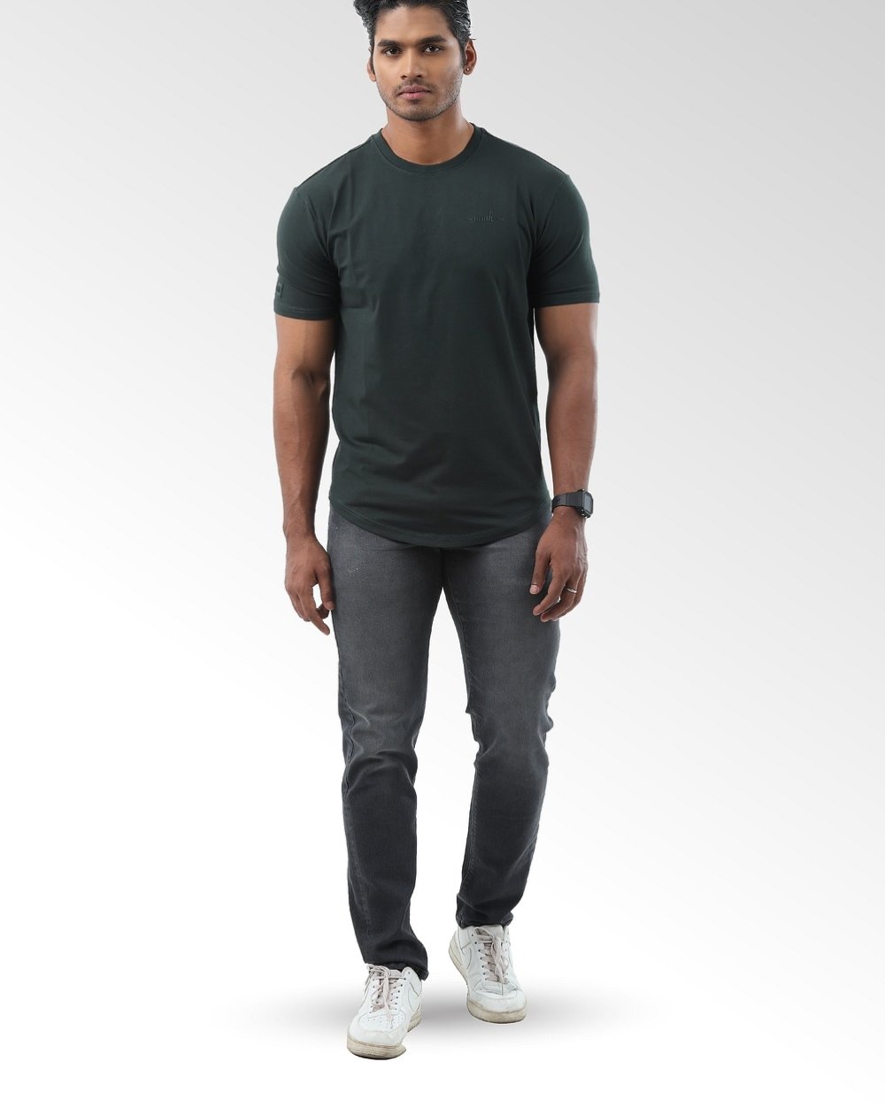 Slim Fit Black Jeans  - 1
