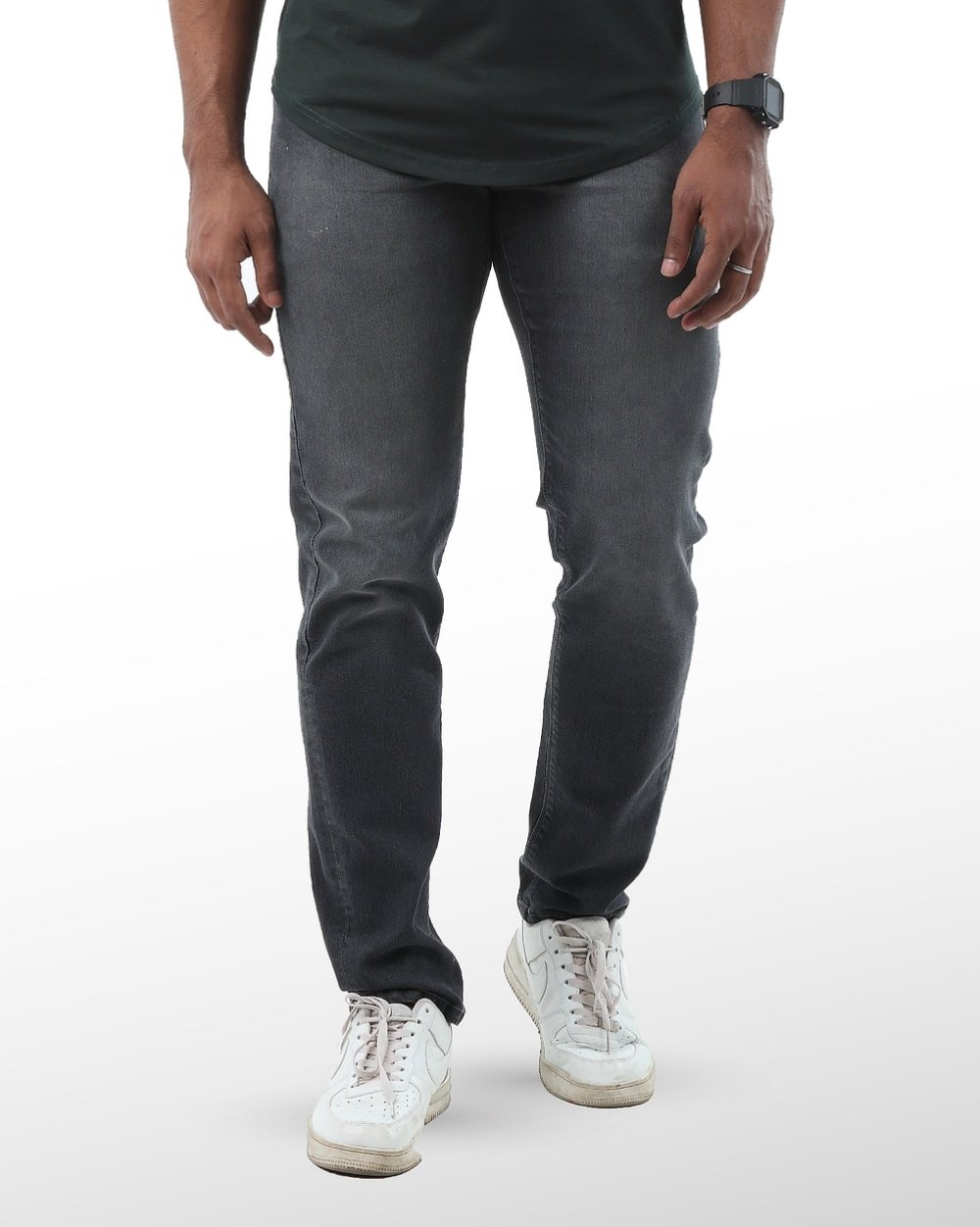Slim Fit Black Jeans  - 2