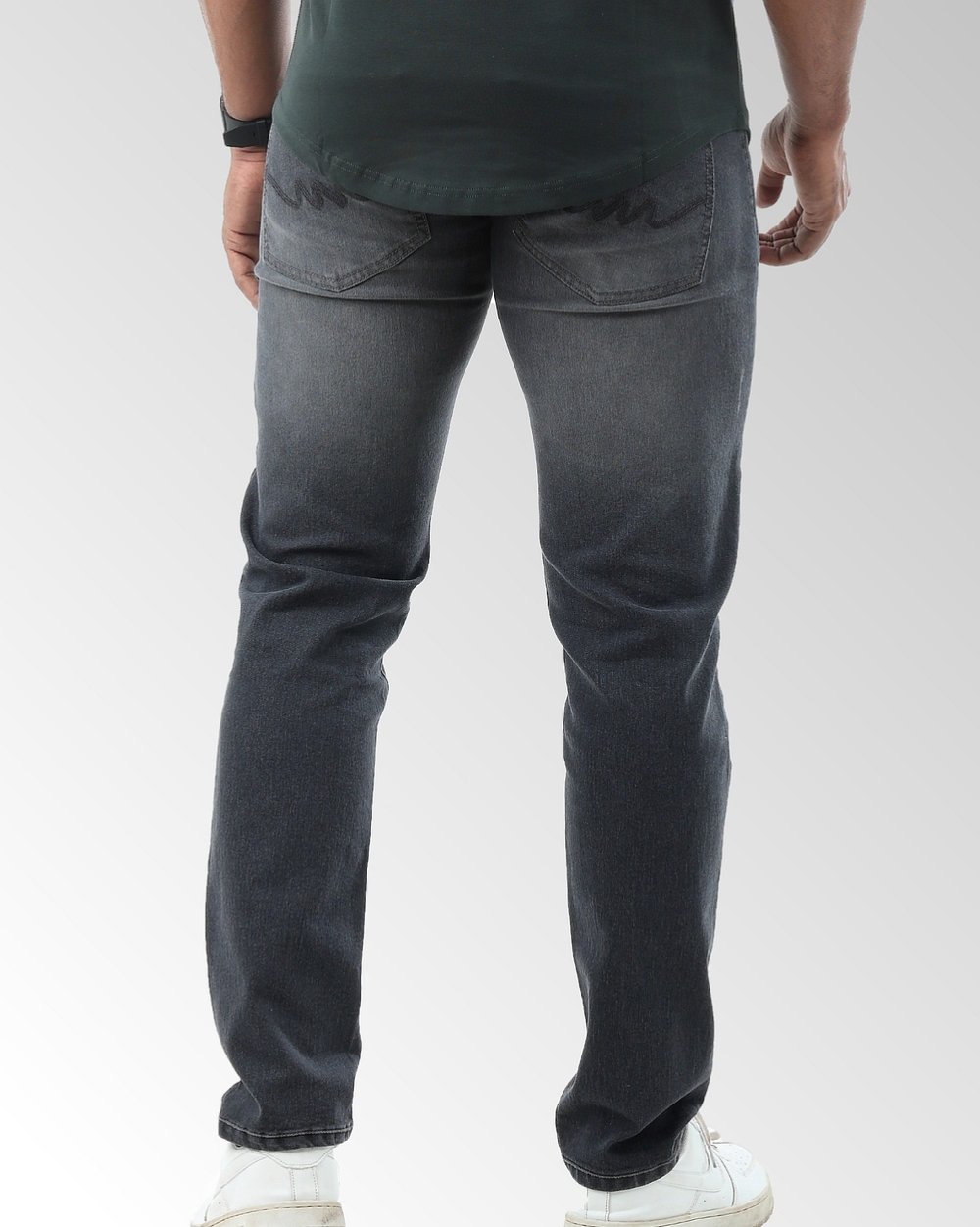 Slim Fit Black Jeans  - 3