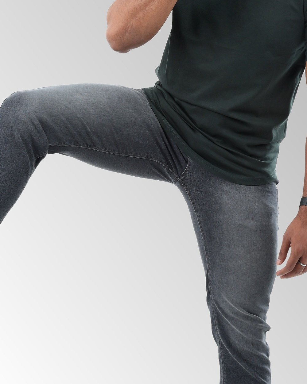 Slim Fit Black Jeans  - 4
