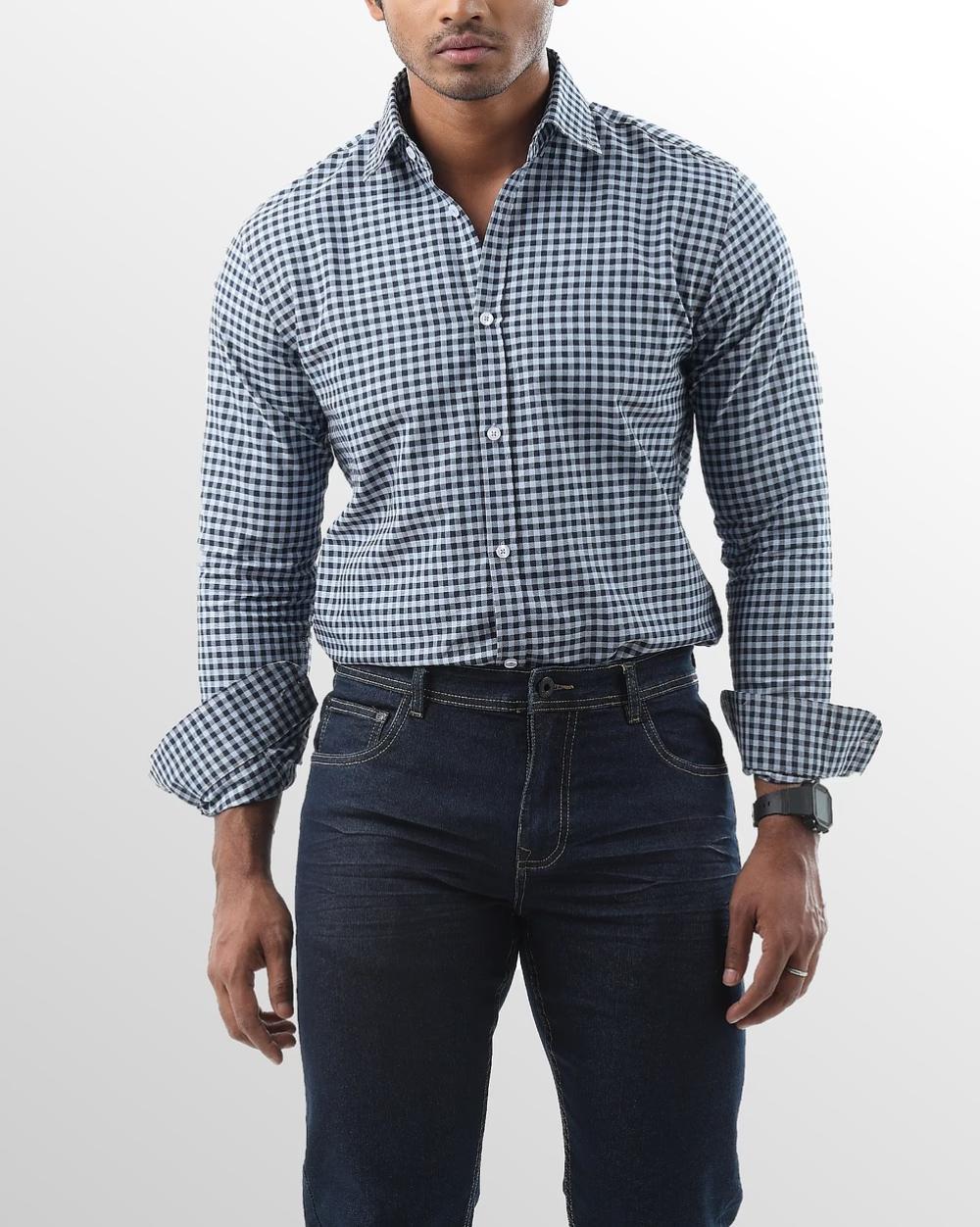 Slim Fit Mid Blue Jeans  - 2