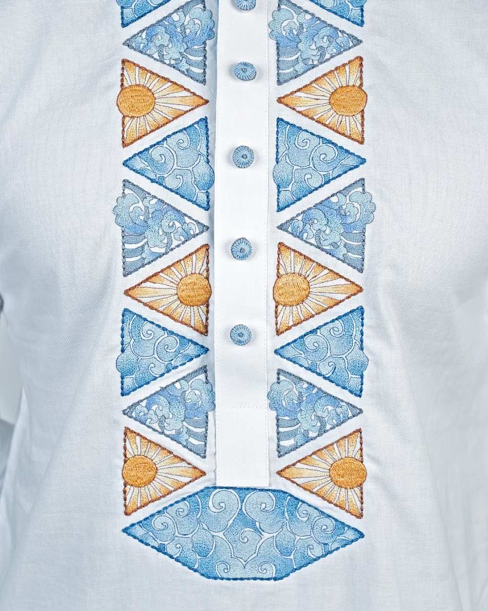 Royal Suncrest Embroidered Punjabi  - 5