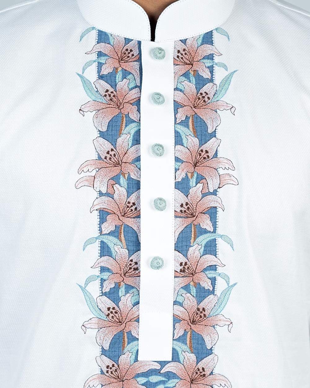 Ironleaf Embroidered Punjabi  - 4