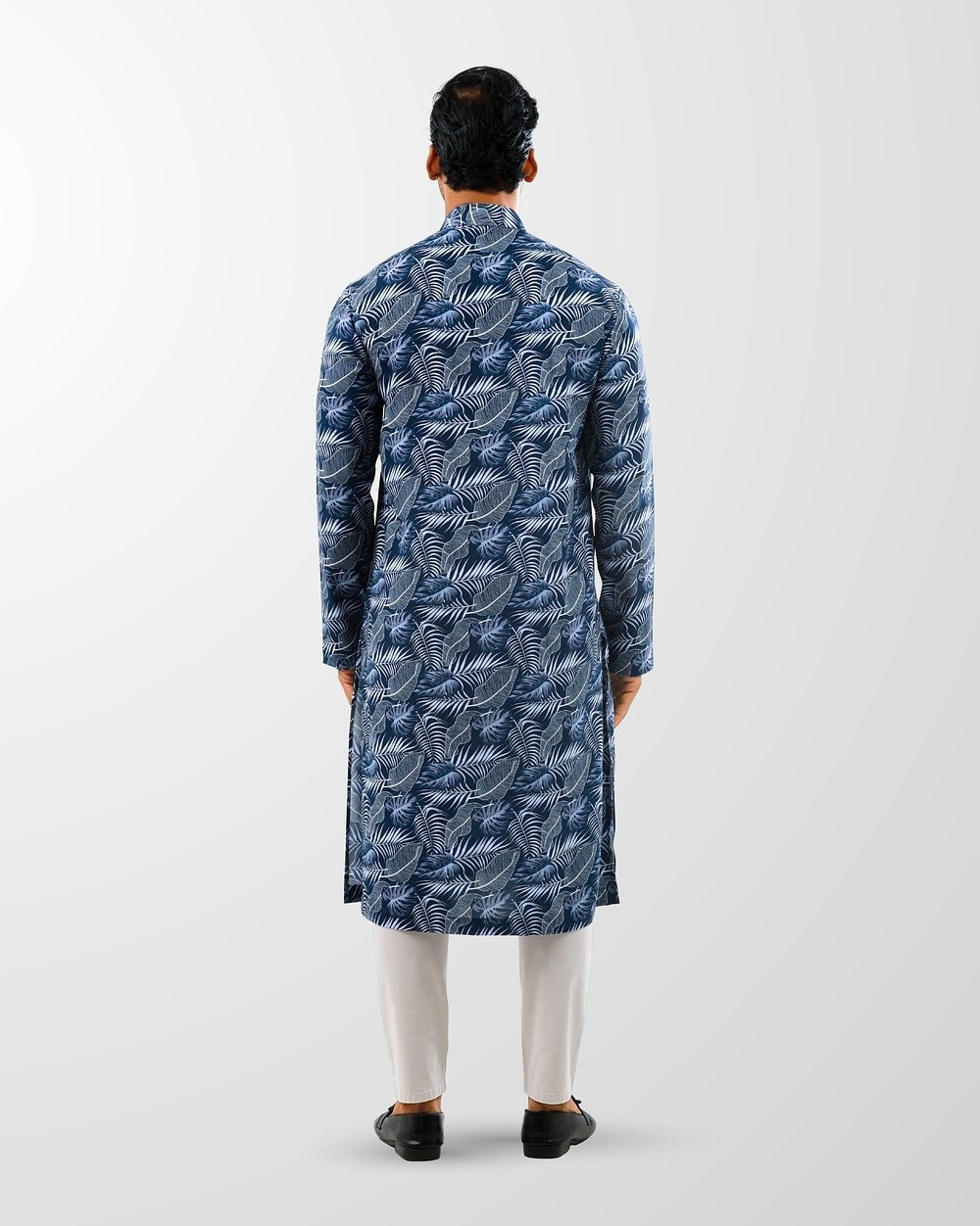 Men’s Printed Lightweight Viscose Panjabi  - 3
