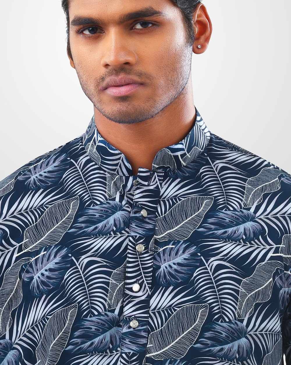 Men’s Printed Lightweight Viscose Panjabi  - 5