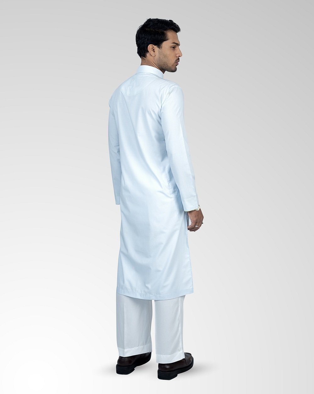 Celestial Bloom Embroidered Panjabi  - 4