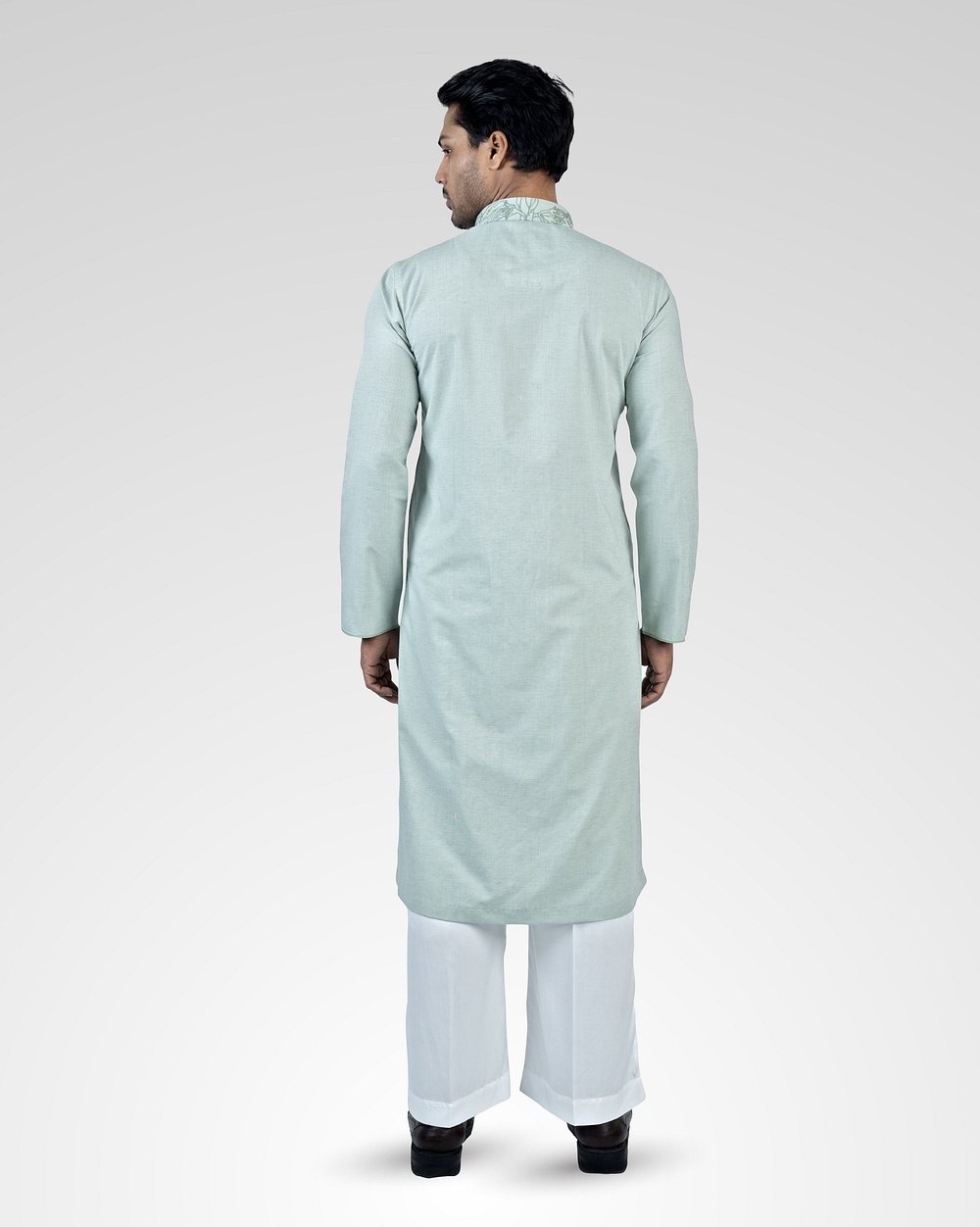 Mint Sketch Premium Panjabi  - 3