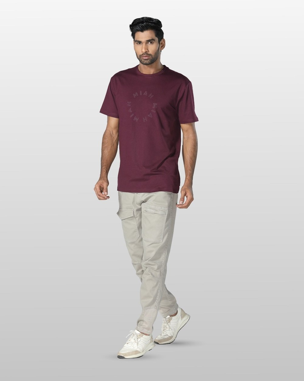 Comfortable & Stylish Regular Fit T-Shirt - 3d Circle  - 3