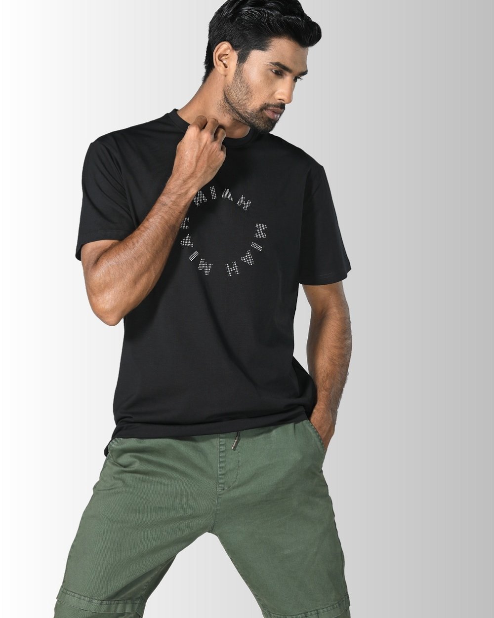 Comfortable & Stylish Regular Fit T-Shirt - 3d Circle  - 2