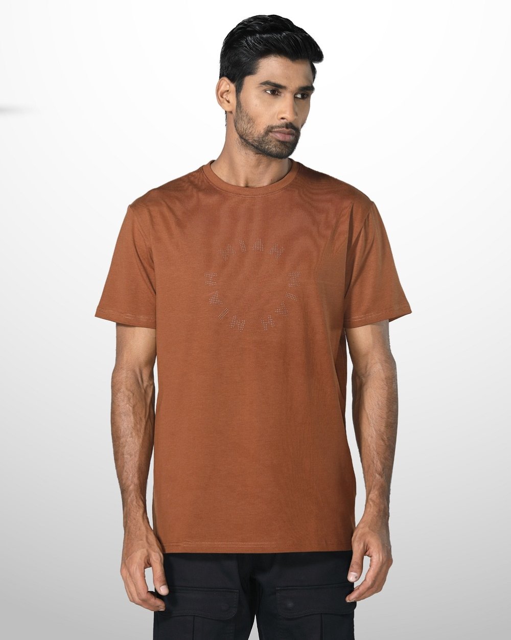 Comfortable & Stylish Regular Fit T-Shirt - 3d Circle  - 2