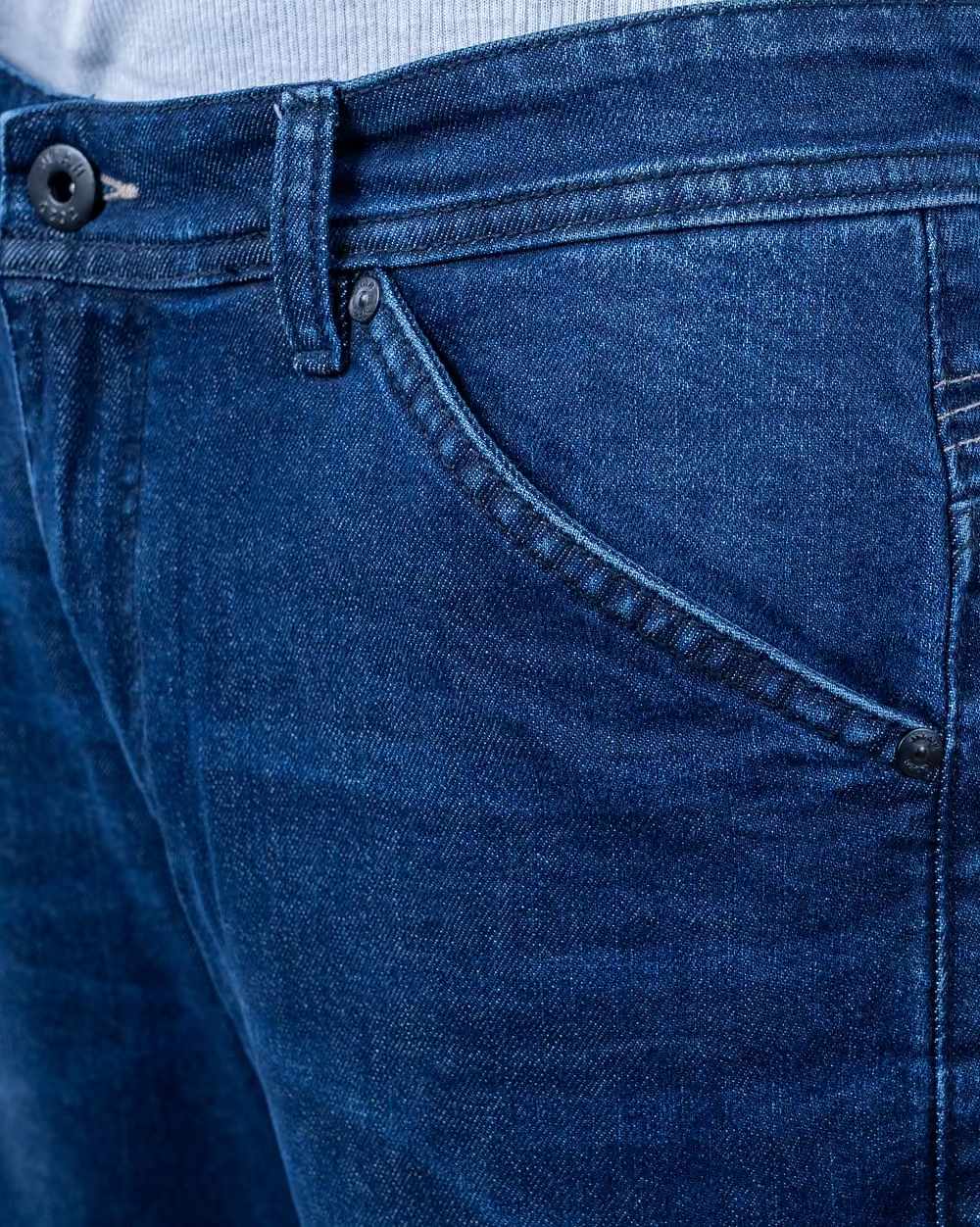 Slim Fit Mid Blue Jeans  - 4