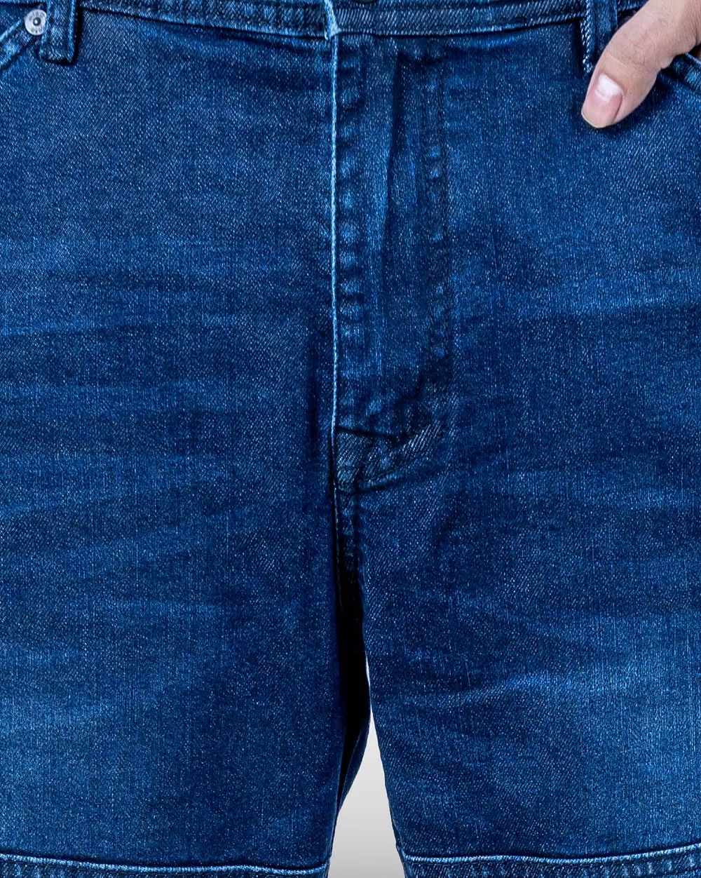 Slim Fit Mid Blue Jeans  - 2