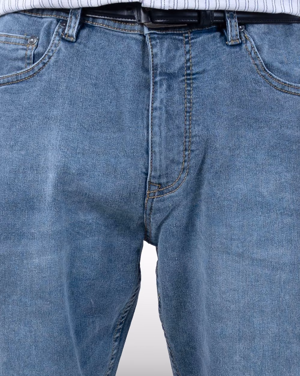 Straight Fit Grey Jeans - 4