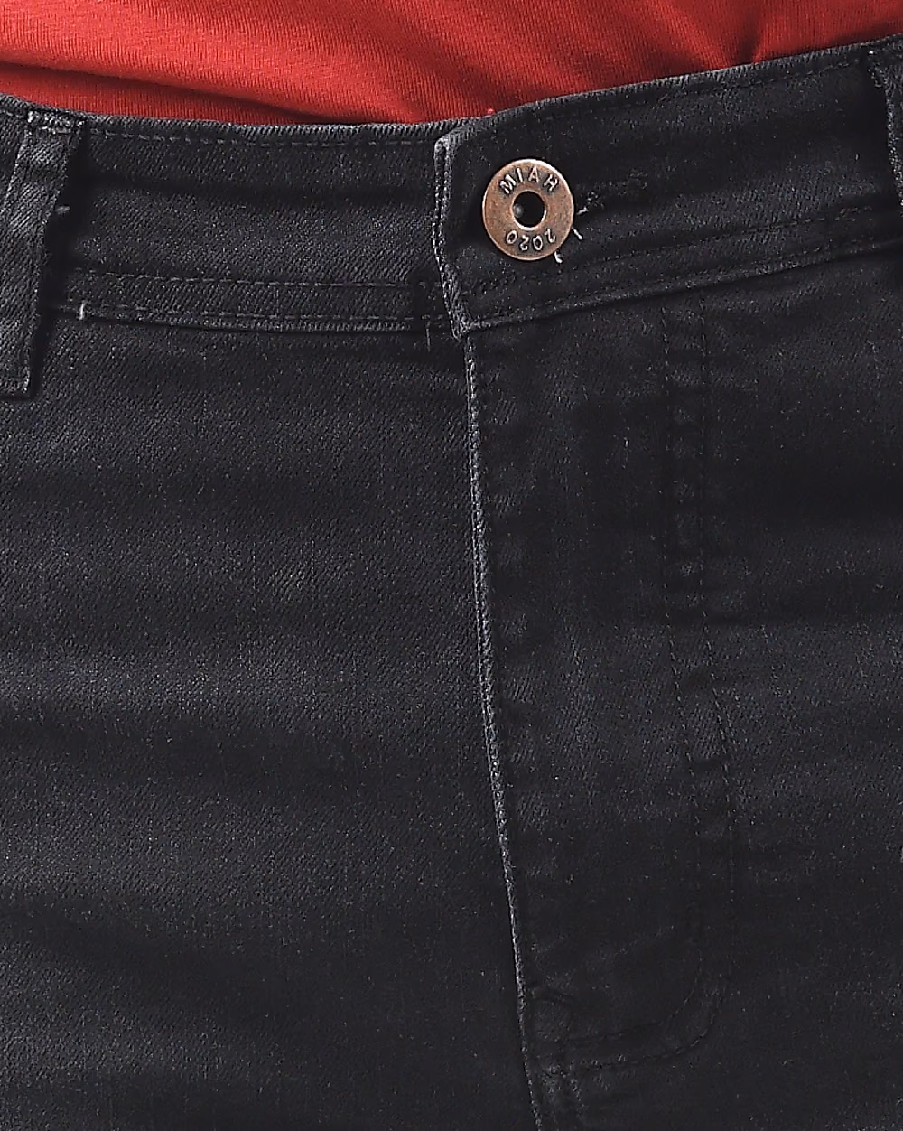 Tapered Fit Black Jeans - 5