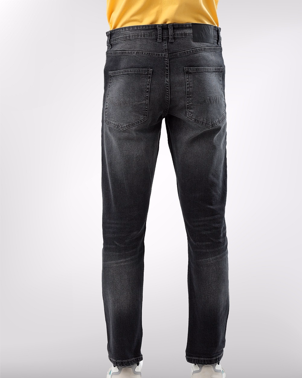 Straight Fit Black Jeans  - 2