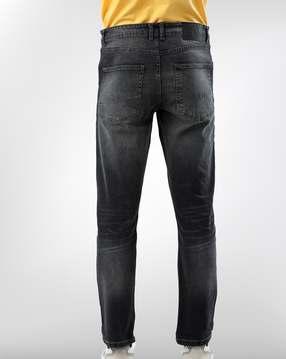 Straight Fit Black Jeans  - 3