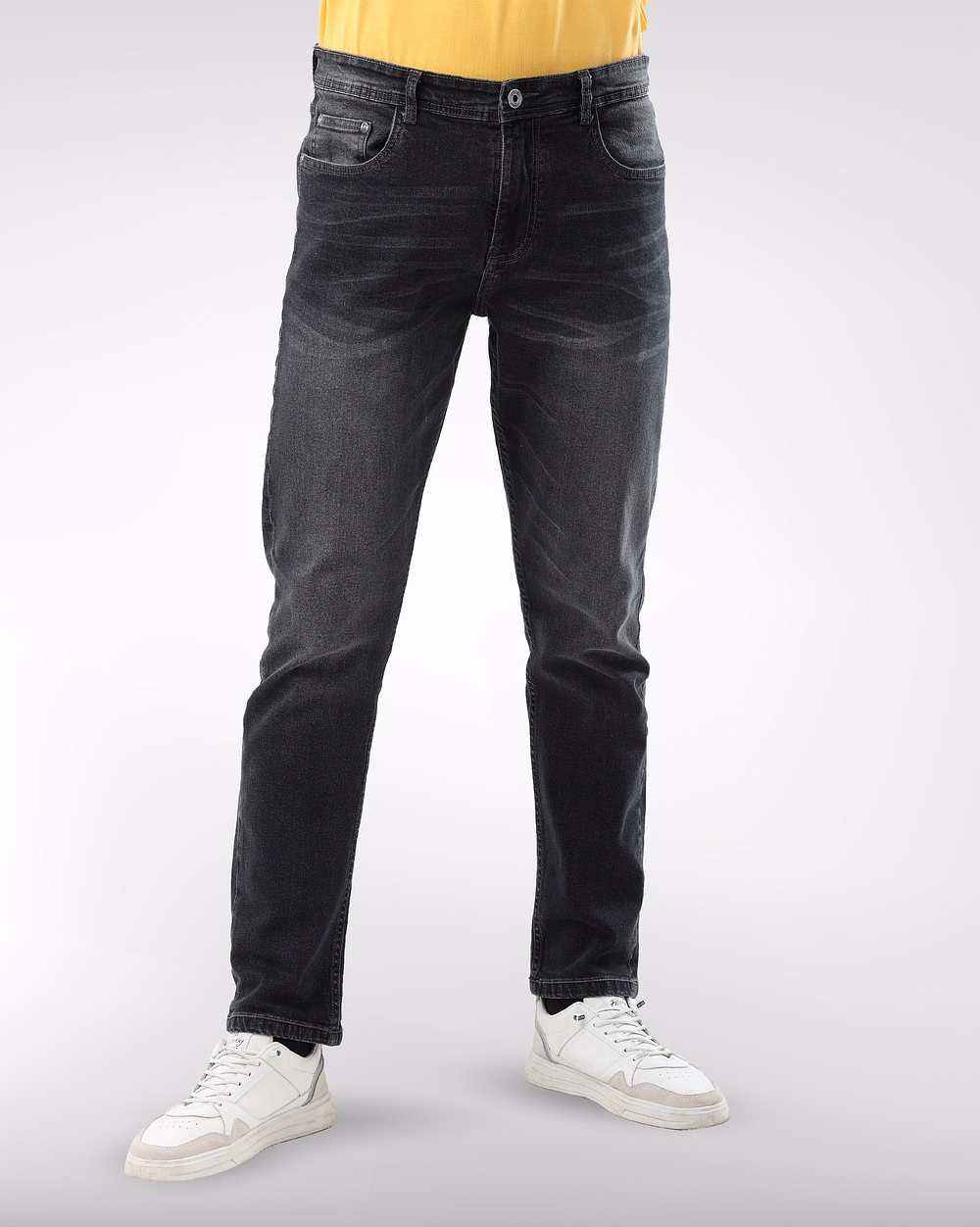 Straight Fit Black Jeans  - 3