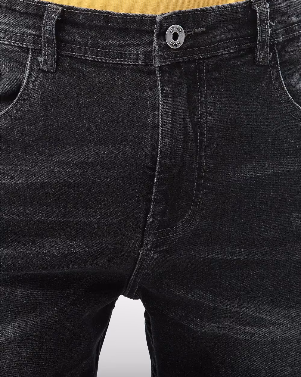 Straight Fit Black Jeans  - 4