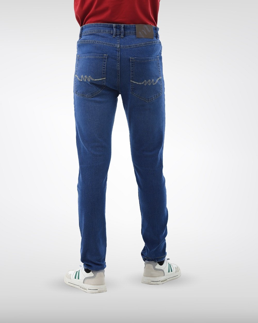 Trendy Tapered Fit Blue Jeans – Comfort, Style & Durability  - 3