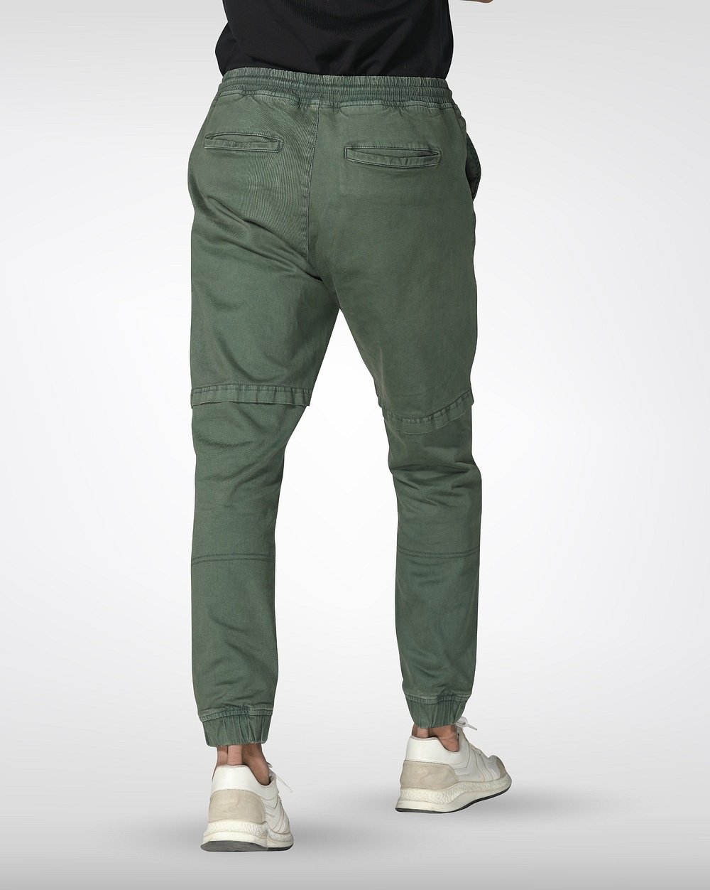 Trendy Olive Cargo Joggers for Men  - 5