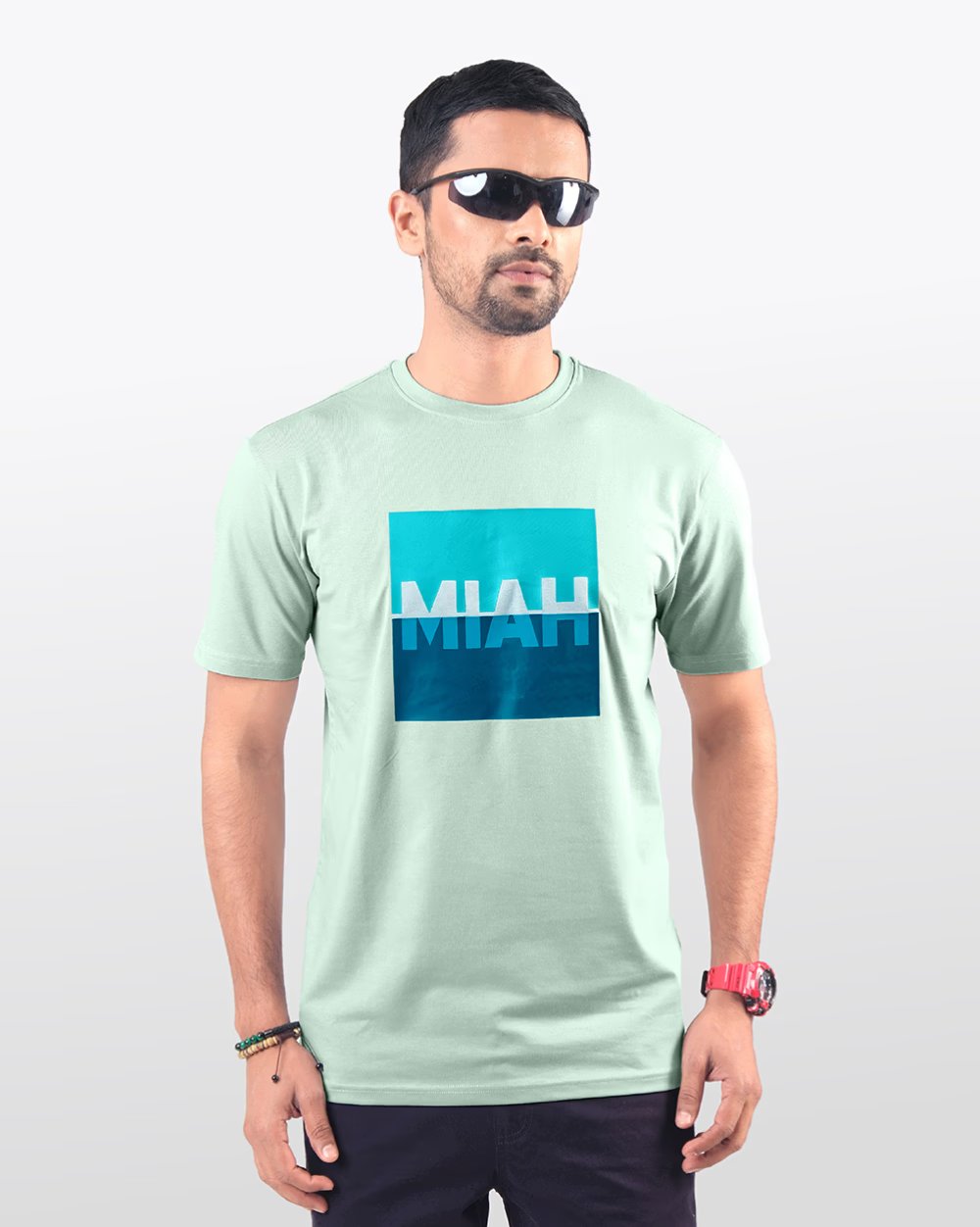 Regular Fit T-shirt With Box Cut Logo - Global Fit  - 3