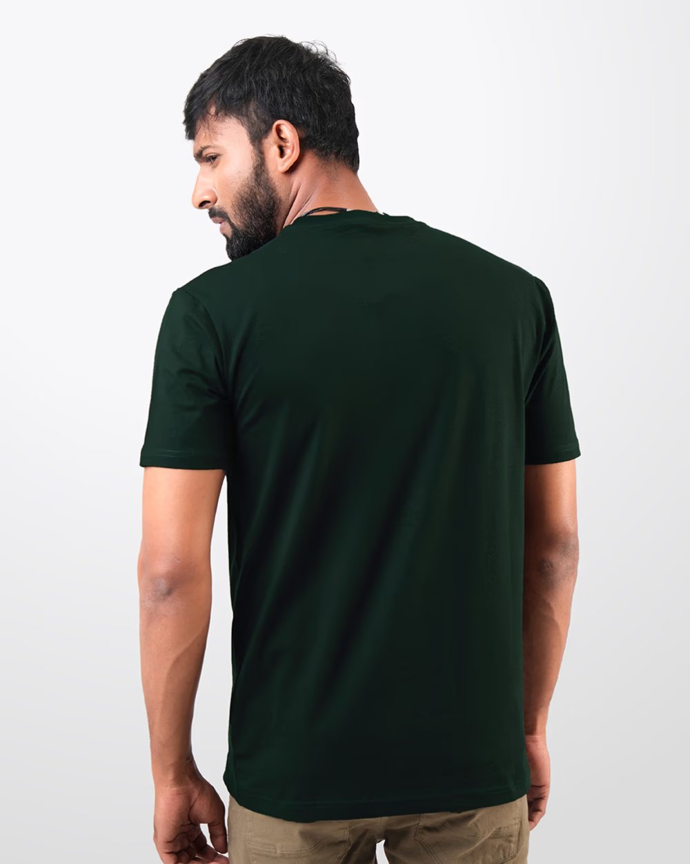 Regular Fit T-shirt With Box Cut Logo - Global Fit  - 3