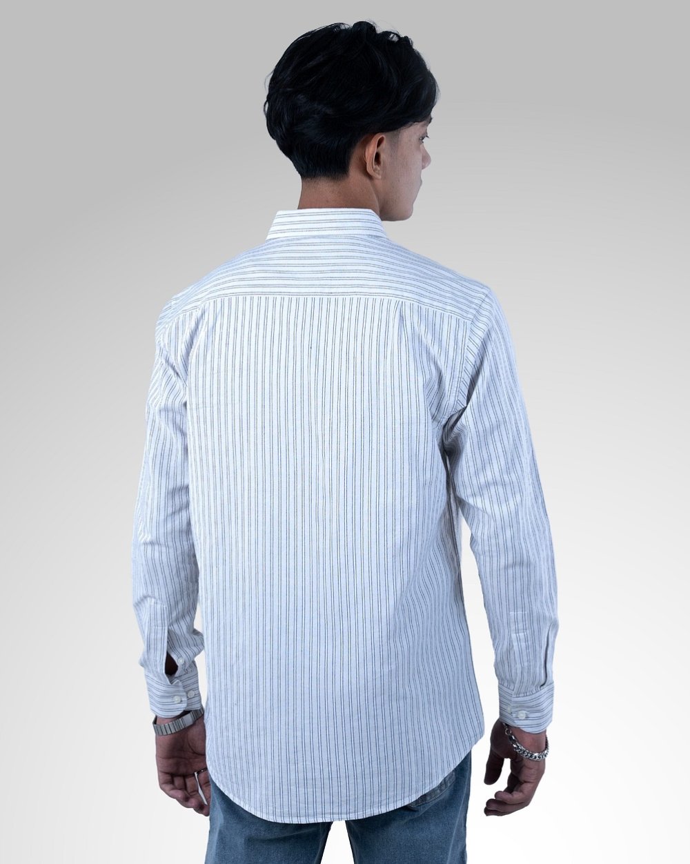 Relaxed Refined Oxford Cotton Shirt  - 4