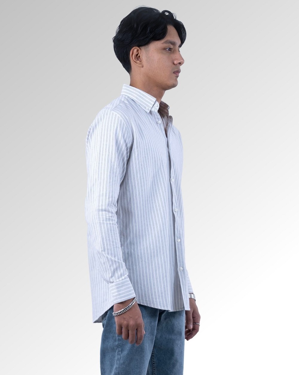 Relaxed Refined Oxford Cotton Shirt  - 3