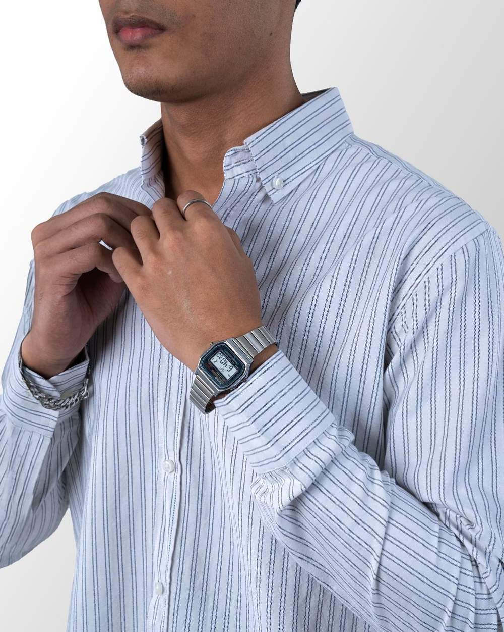Relaxed Refined Oxford Cotton Shirt  - 2
