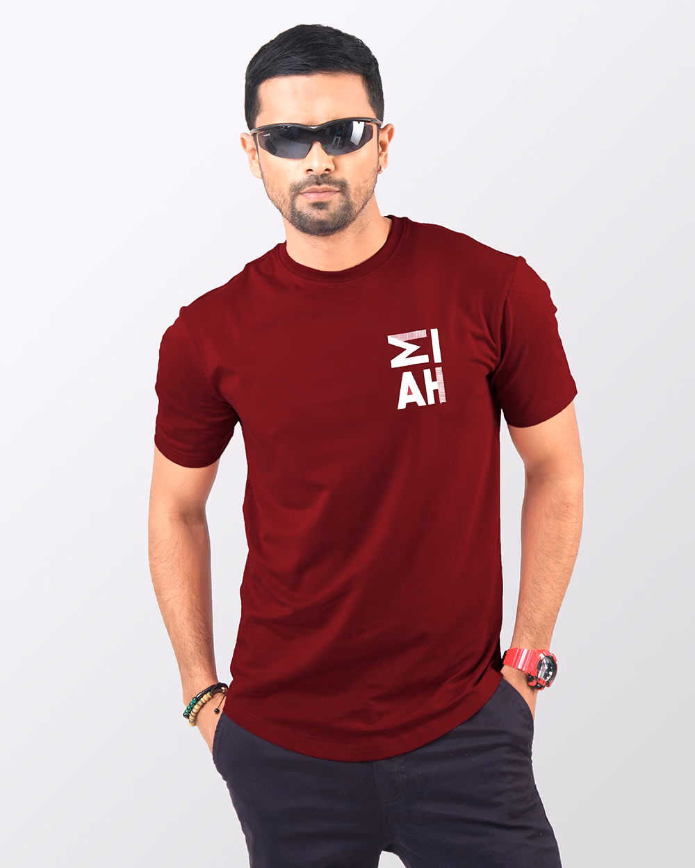 Trendy & Comfortable U-Cut T-Shirt for Men - 1