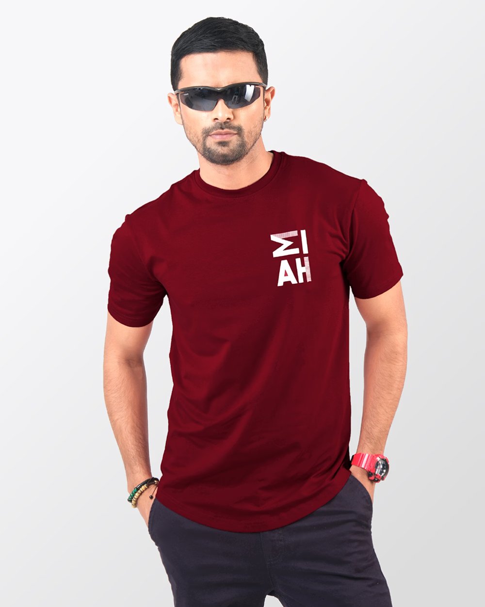 Trendy & Comfortable U-Cut T-Shirt for Men  - 1