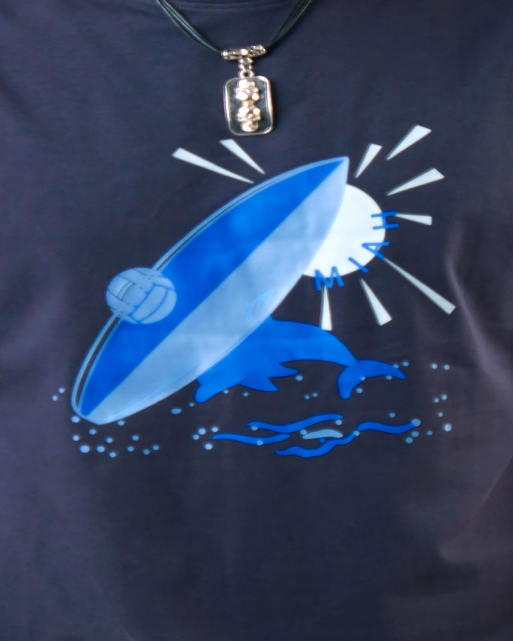 Regular Fit T-shirt With Dolphin Rubber Print - 2