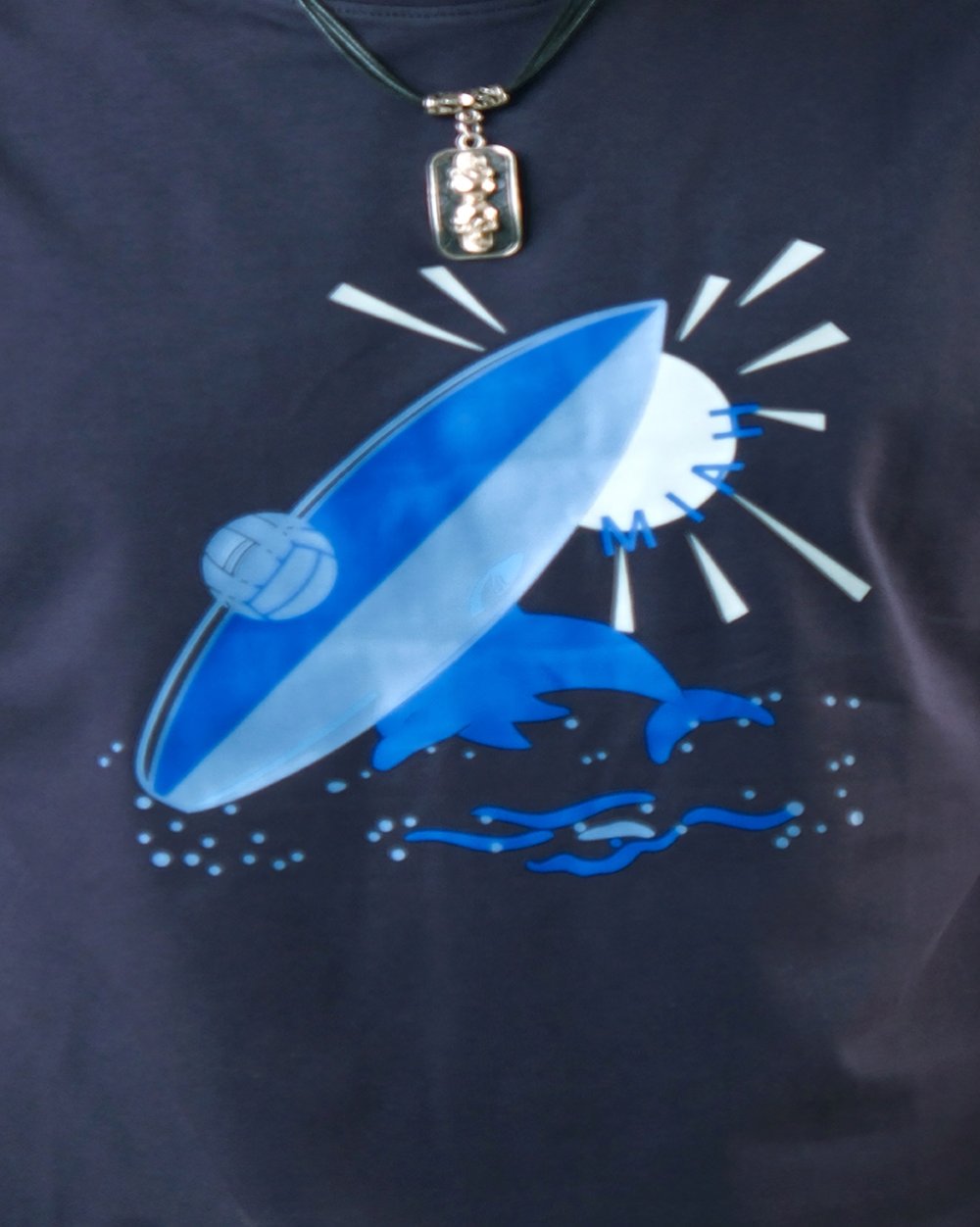 Regular Fit T-shirt With Dolphin Rubber Print - Global Fit  - 4