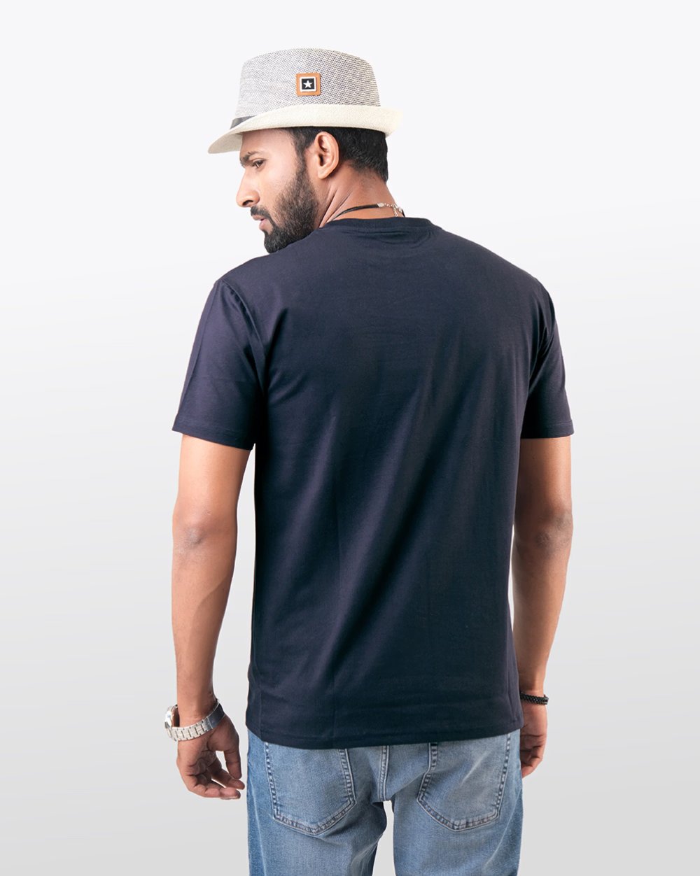 Regular Fit T-shirt With Dolphin Rubber Print - Global Fit  - 3