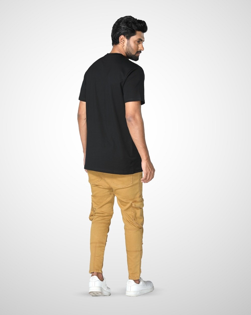 Classic Regular Fit T-Shirt for Men - Mixed Media Art Work  - 3