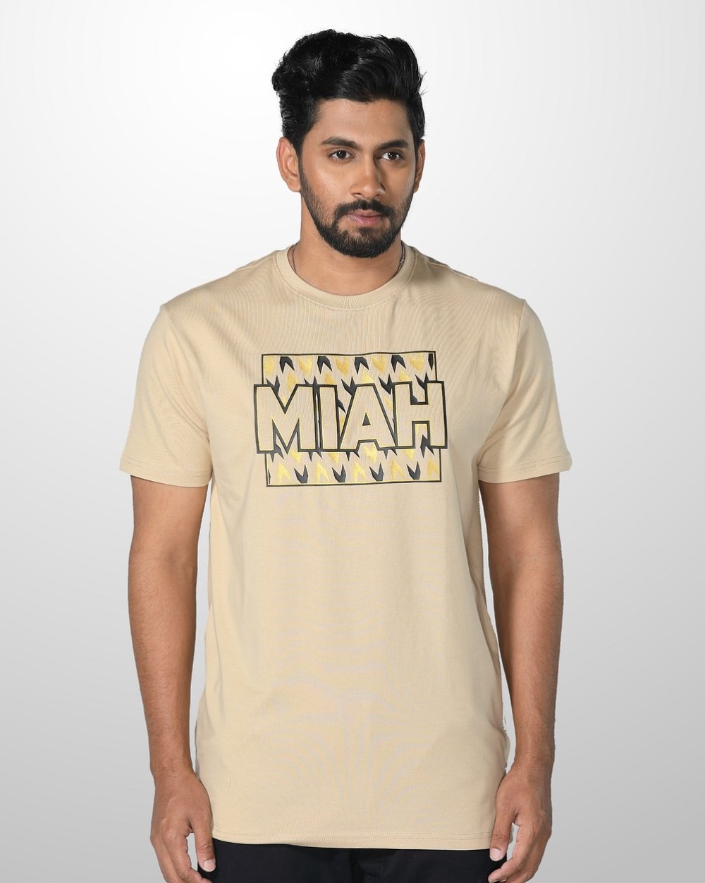 Classic Regular Fit T-Shirt for Men - Mixed Media Art Work  - 2