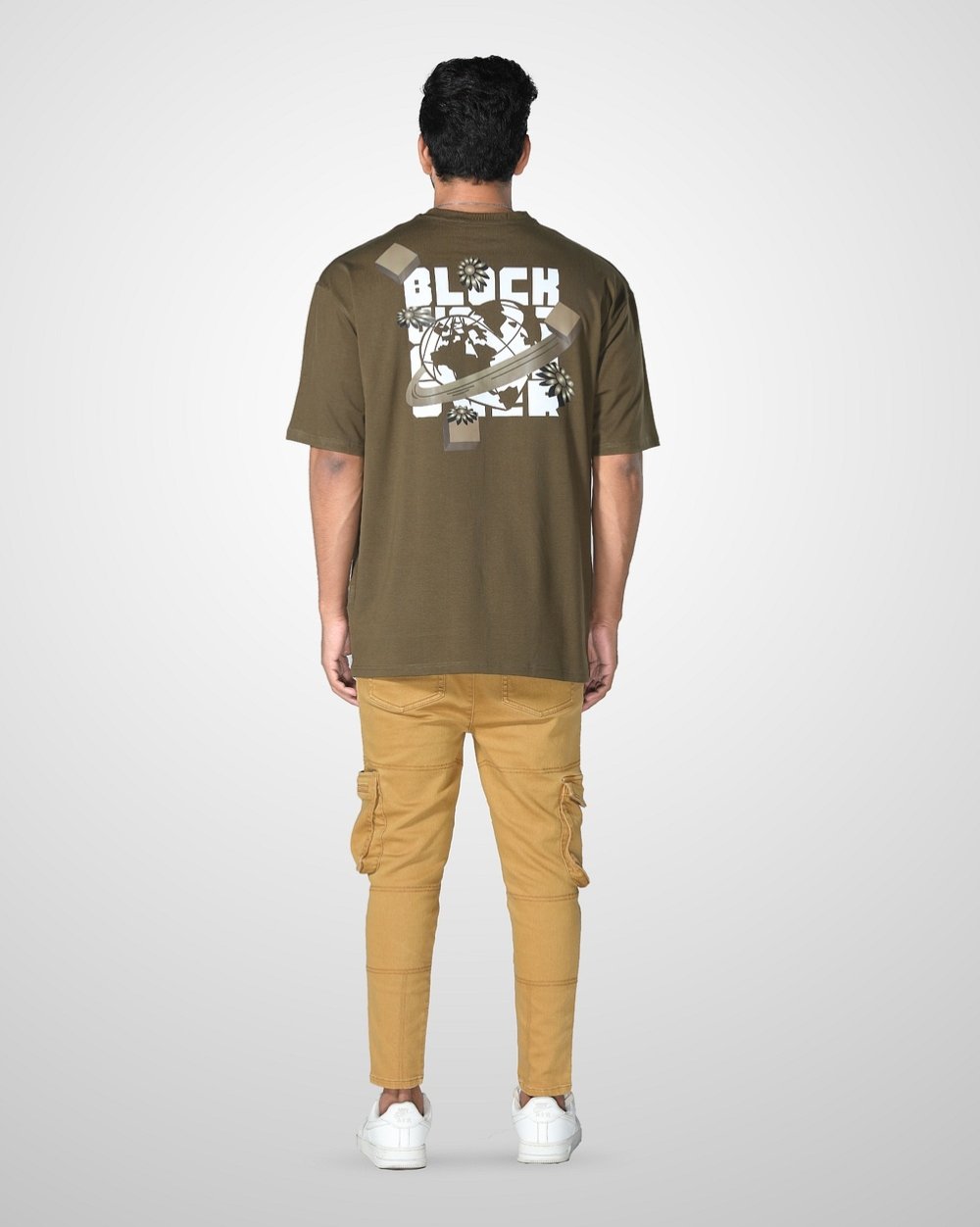 Soft, Stylish Oversized Knit T-Shirt - Gaming Print  - 3