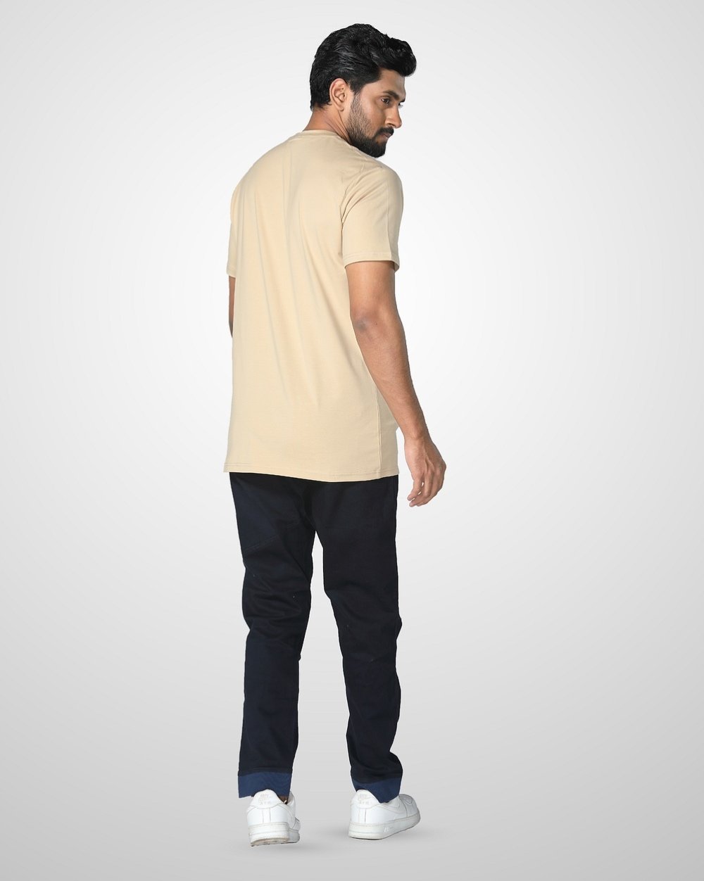 Classic Regular Fit T-Shirt for Men - Mixed Media Art Work  - 4