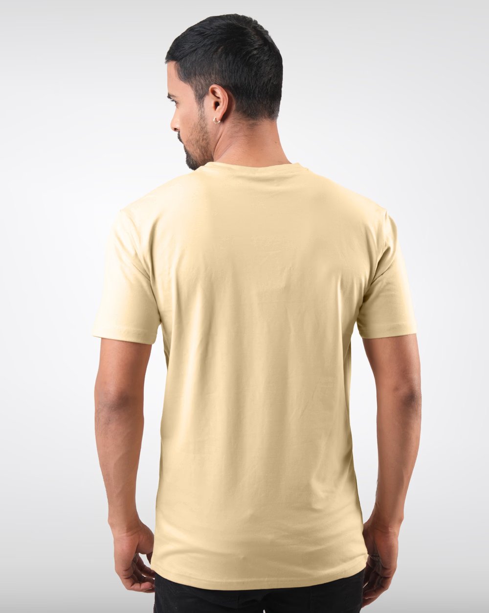Premium Cotton Regular Fit T-Shirt - Print 3 LINE  - 3