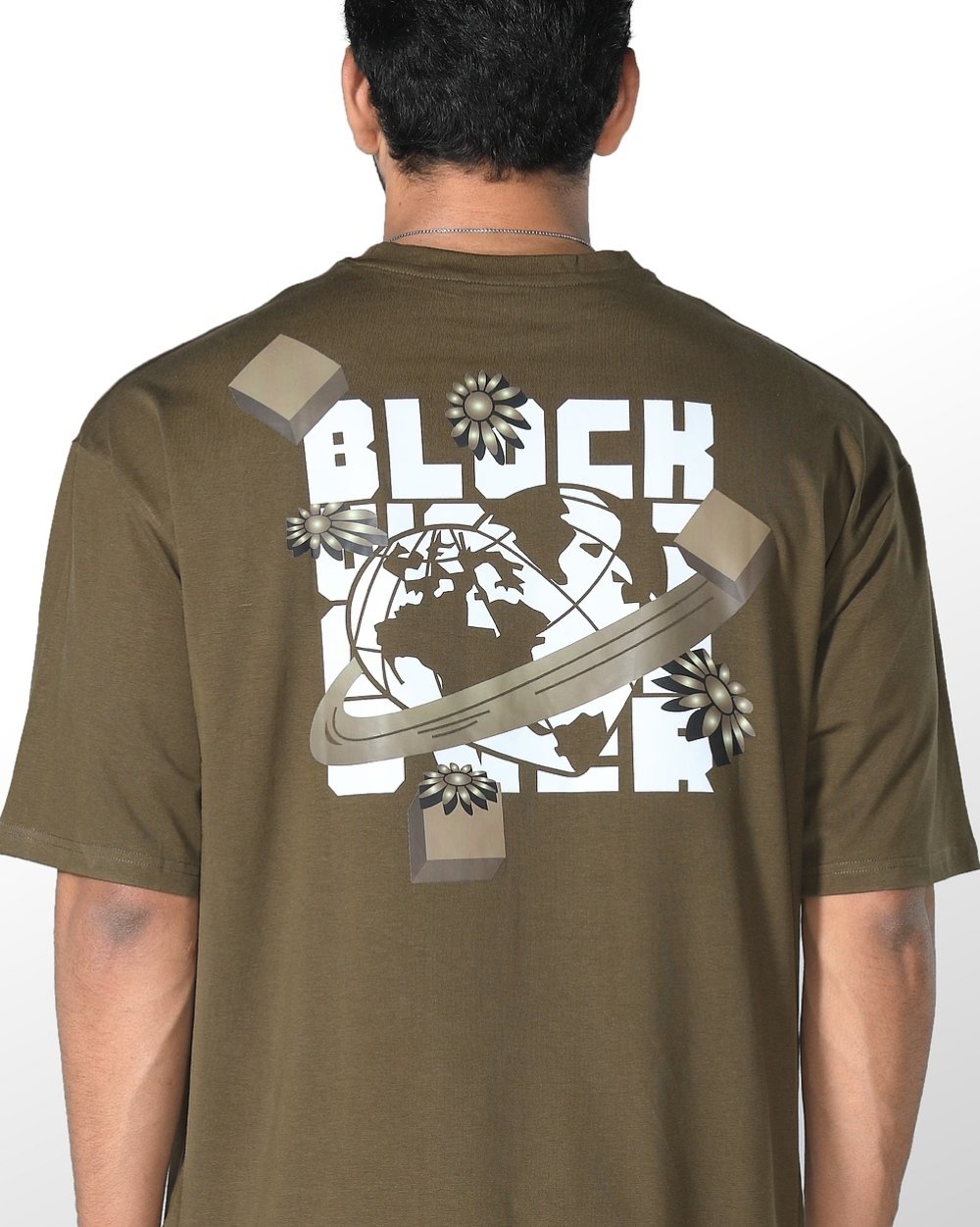 Soft, Stylish Oversized Knit T-Shirt - Gaming Print  - 4