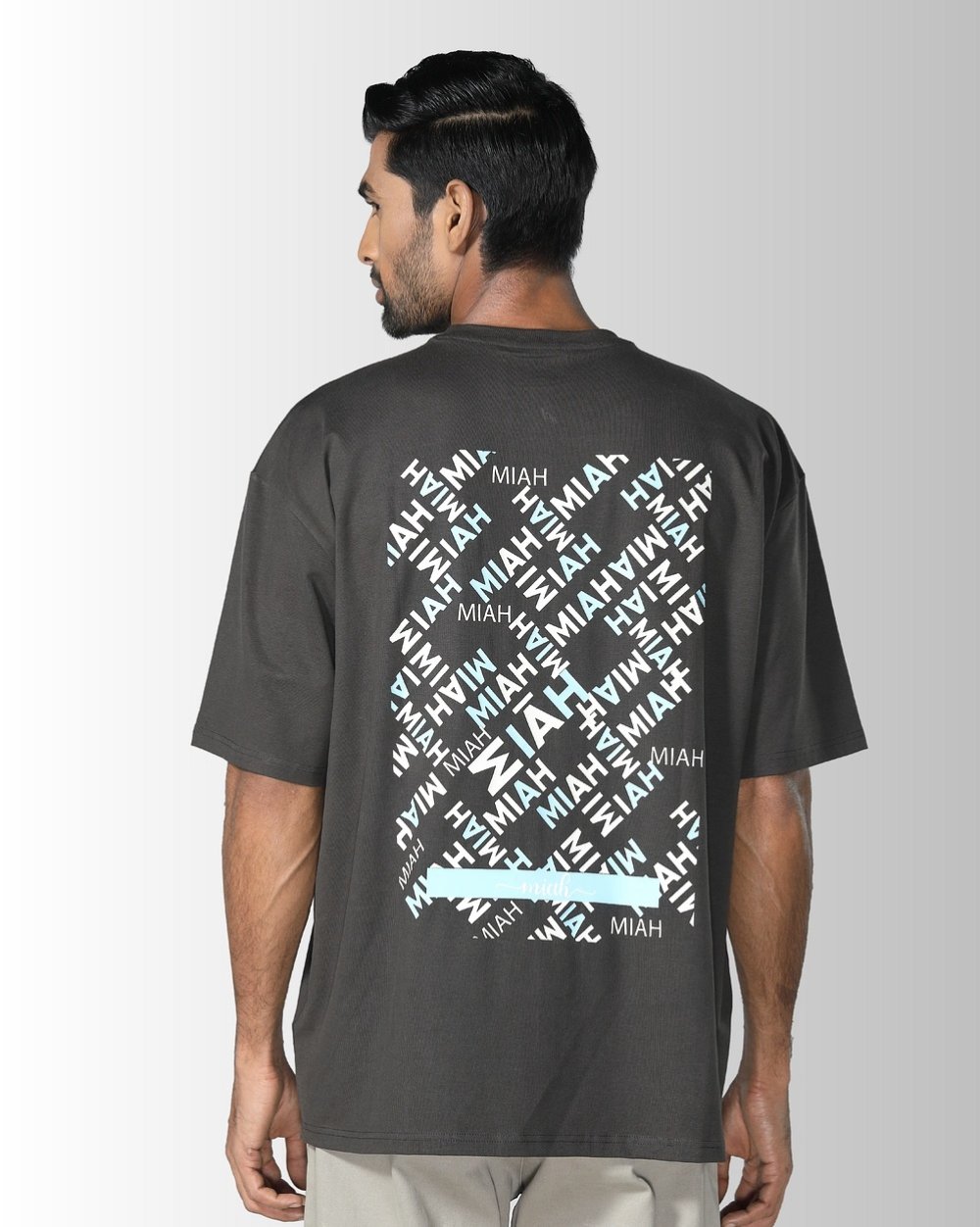 Men’s Oversized Knit T-Shirt with Pocket  - 3
