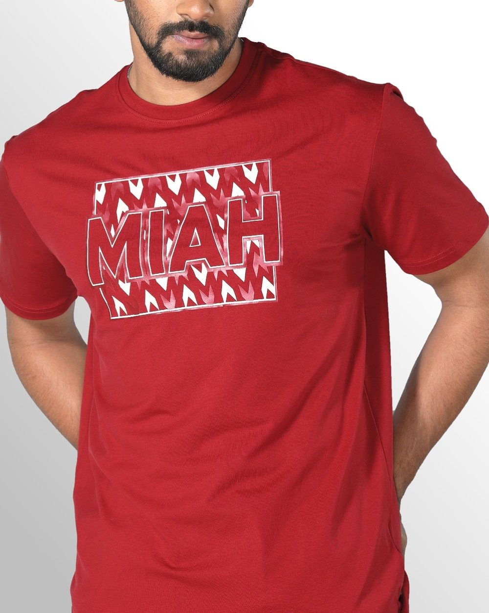 Classic Regular Fit T-Shirt for Men - Mixed Media Art Work  - 2