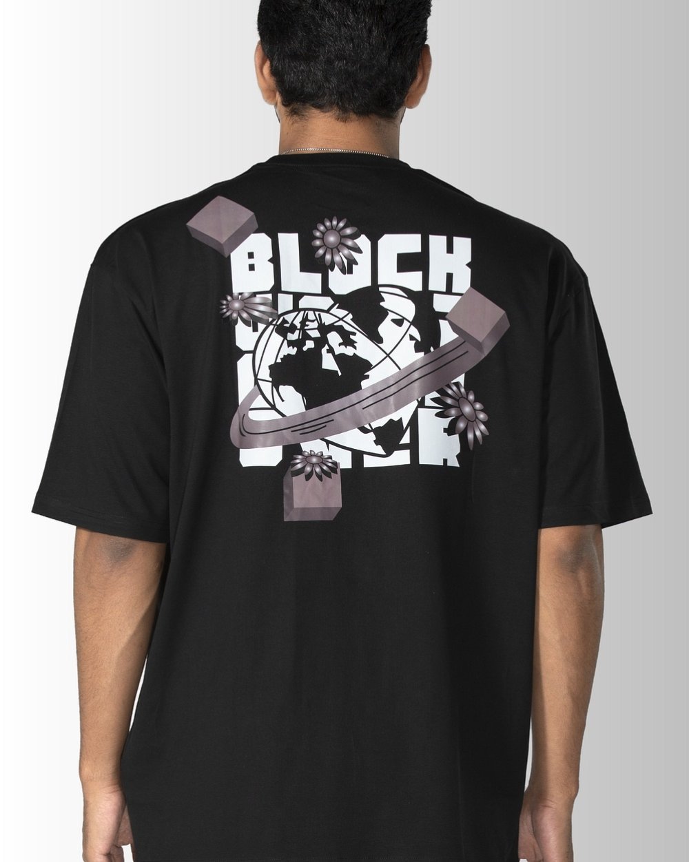 Soft, Stylish Oversized Knit T-Shirt - Gaming Print  - 4