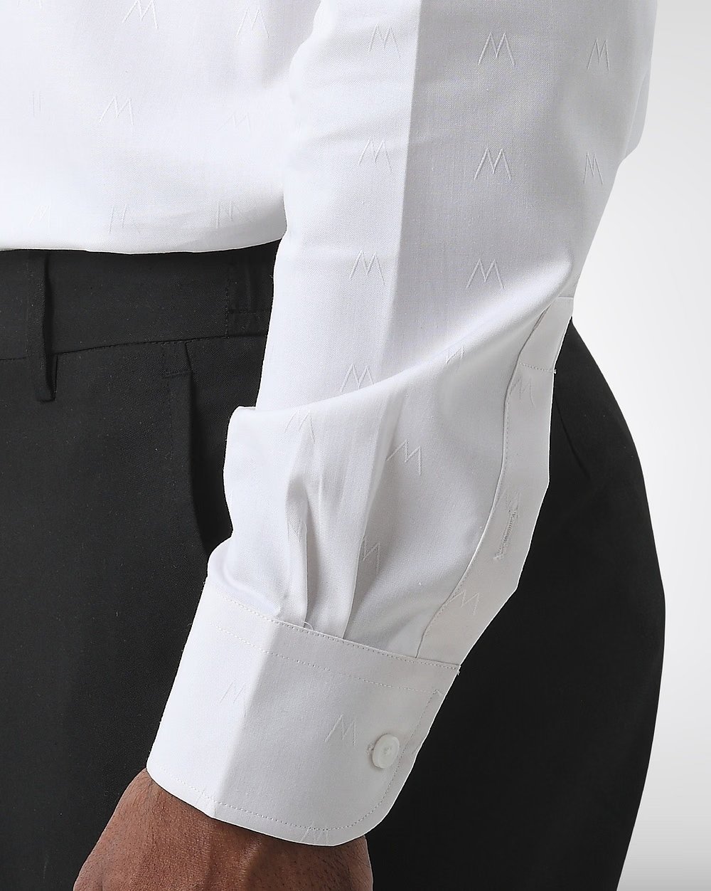 Easy Care Comfortable Cotton Dobby Shirt  - 4