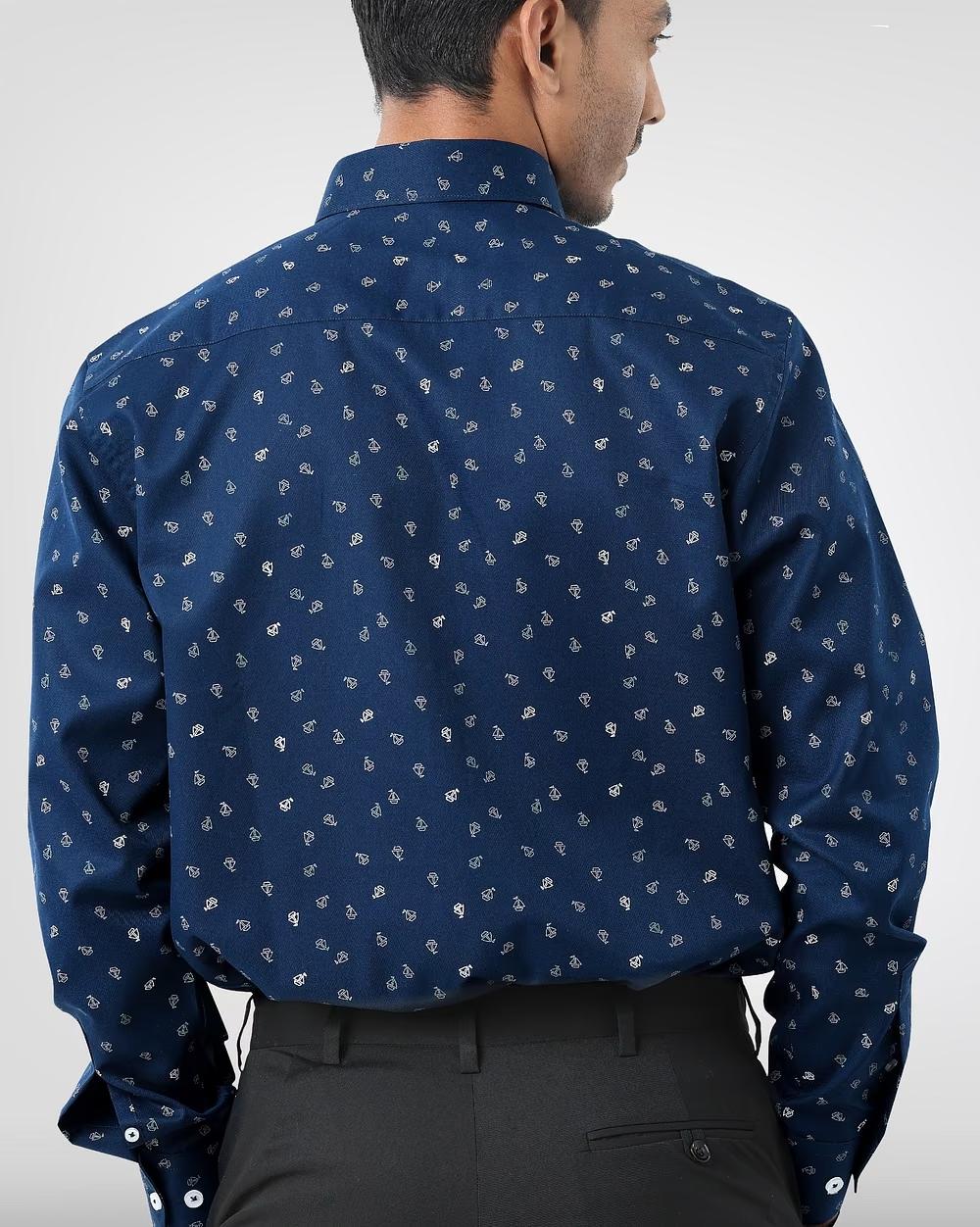 Easy Care Yarn-Dyed Cotton Shirt  - 5